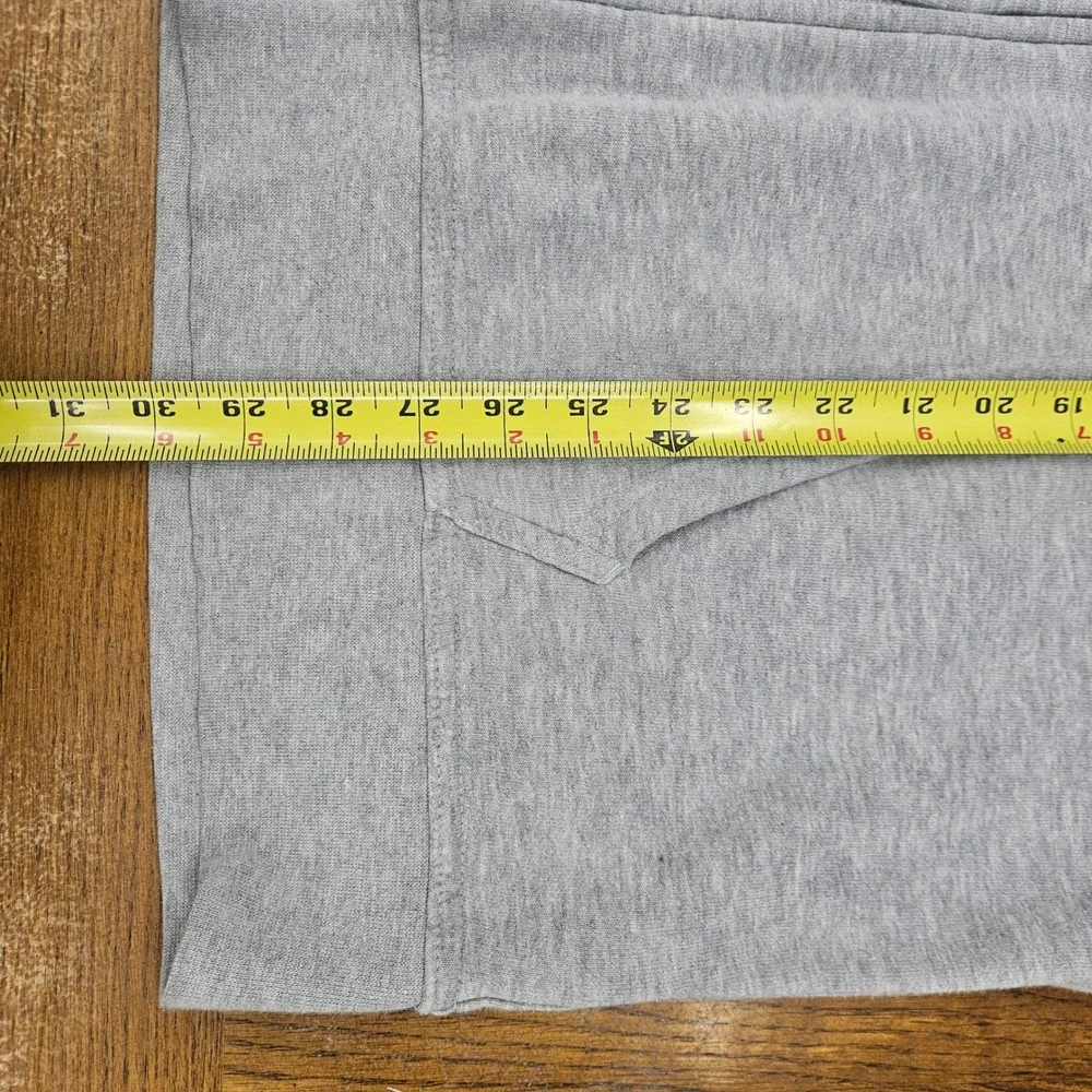 The North Face Hoodie XXL Gray Full Zip Fleece‎ Lined Logo Sweatshirt Oversized